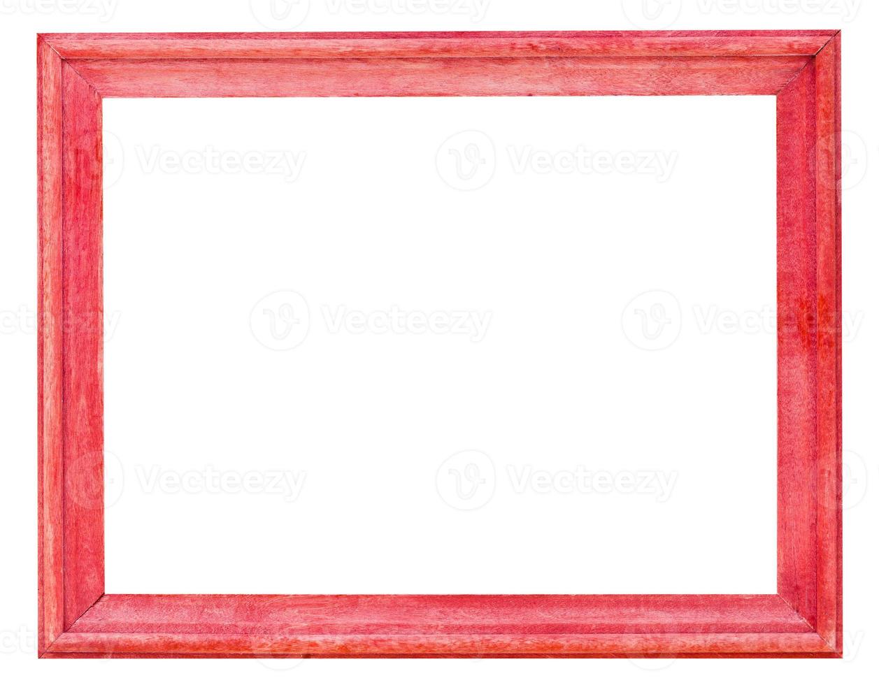 oud rood geschilderd houten afbeelding kader foto