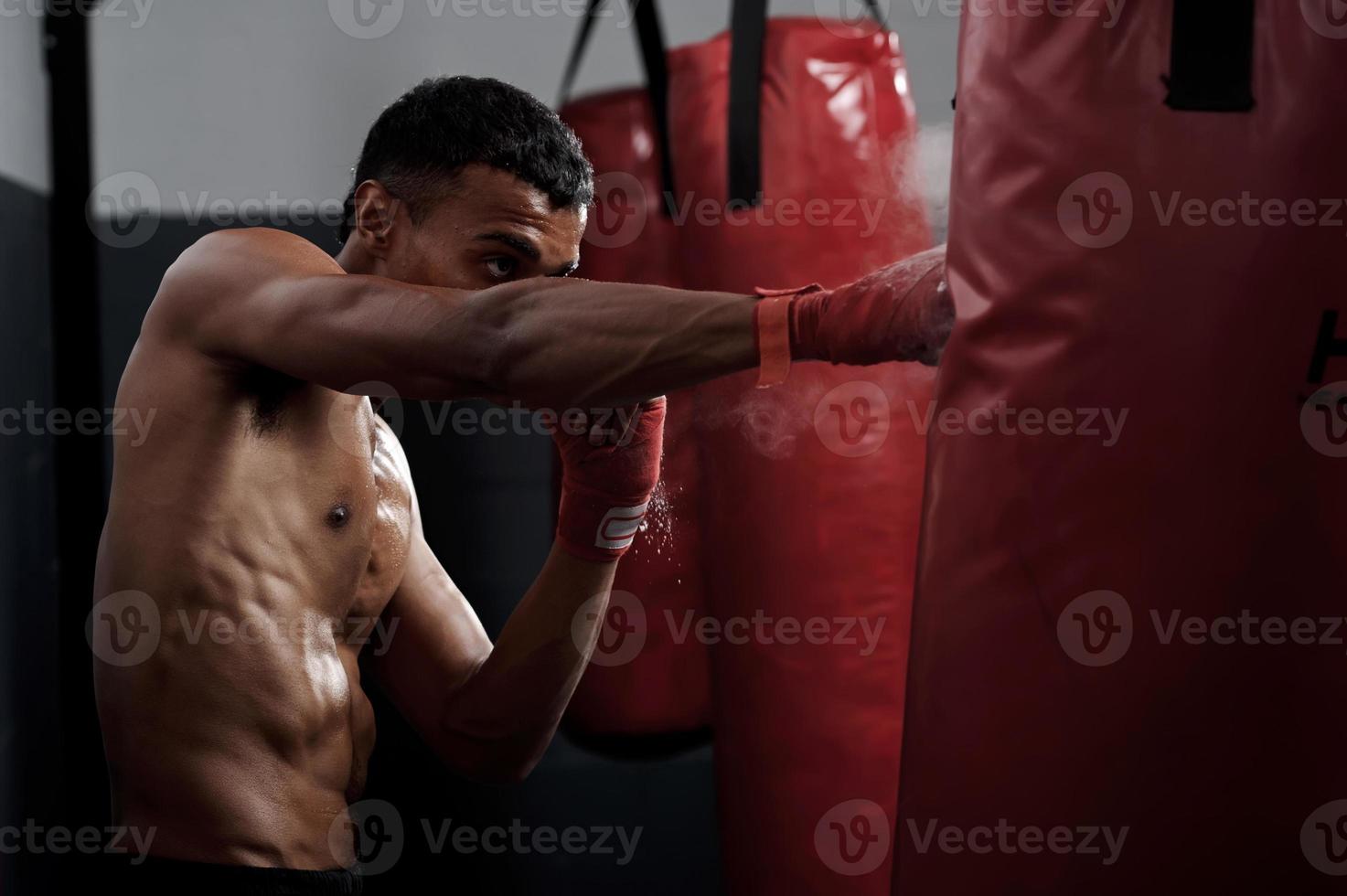 vecht training foto