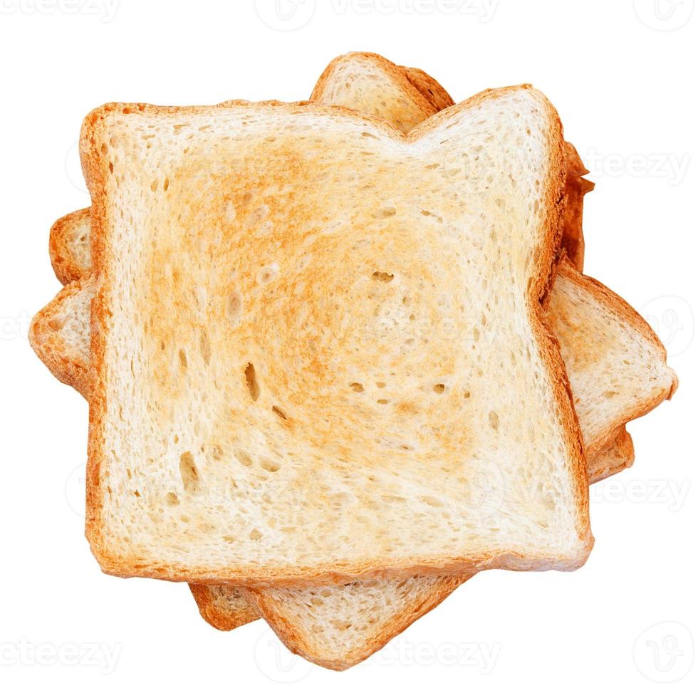 vers bereid toast geïsoleerd Aan wit foto