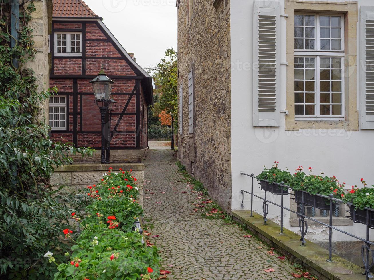 de stad van nottuln in de duits baumberge foto