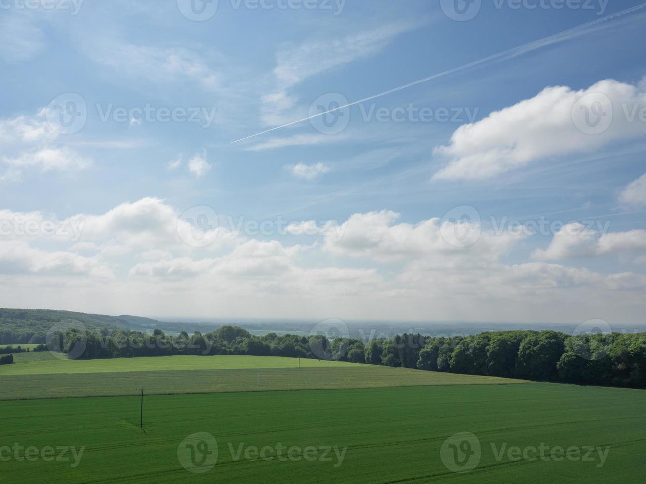 de Duitse baumberge in de buurt billerbeck foto