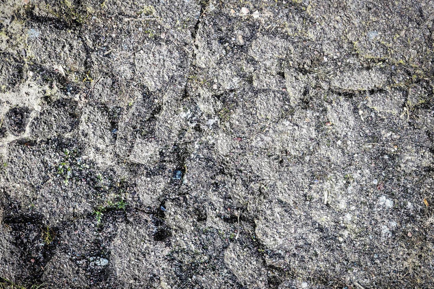 gedetailleerd visie Aan asfalt oppervlakken van verschillend straten en wegen met scheuren foto