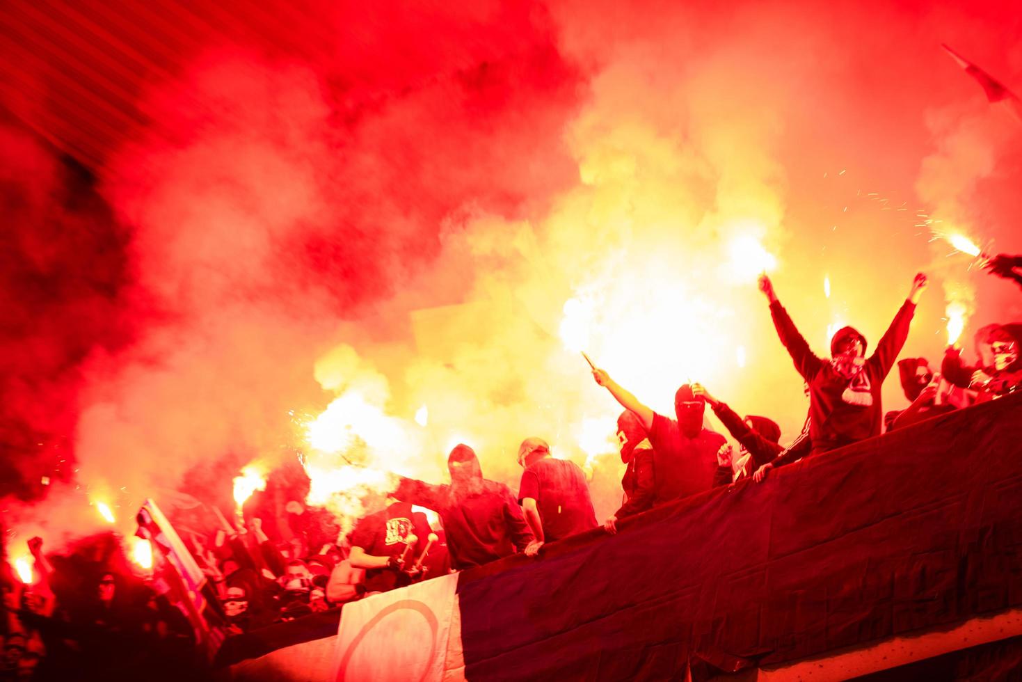 Kroatië, 2022 - Amerikaans voetbal stadion visie foto