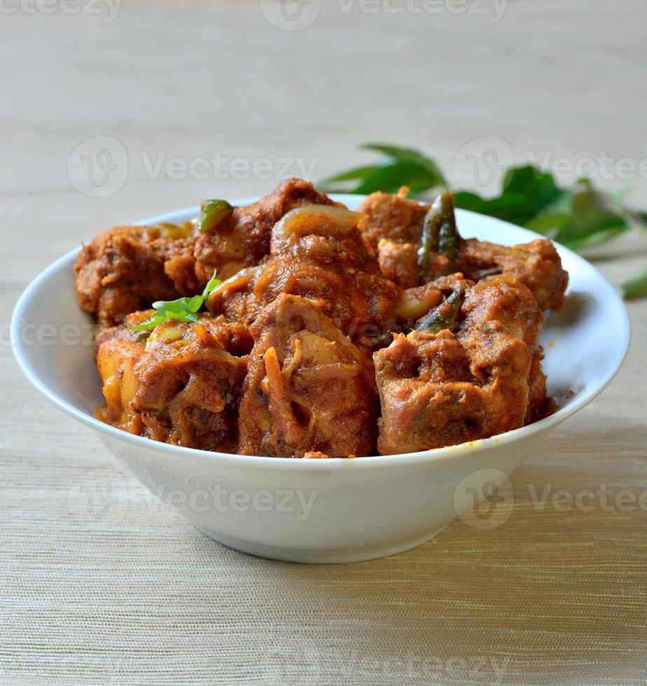 Indiase kip curry foto
