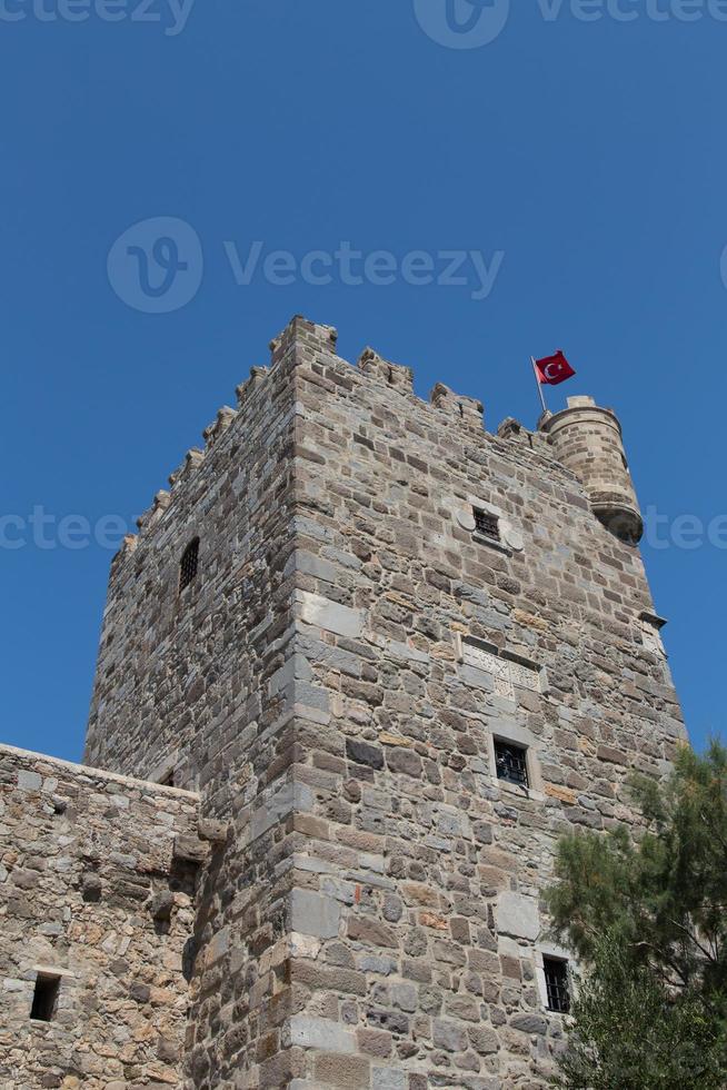 Bodrum kasteel in turkiye foto