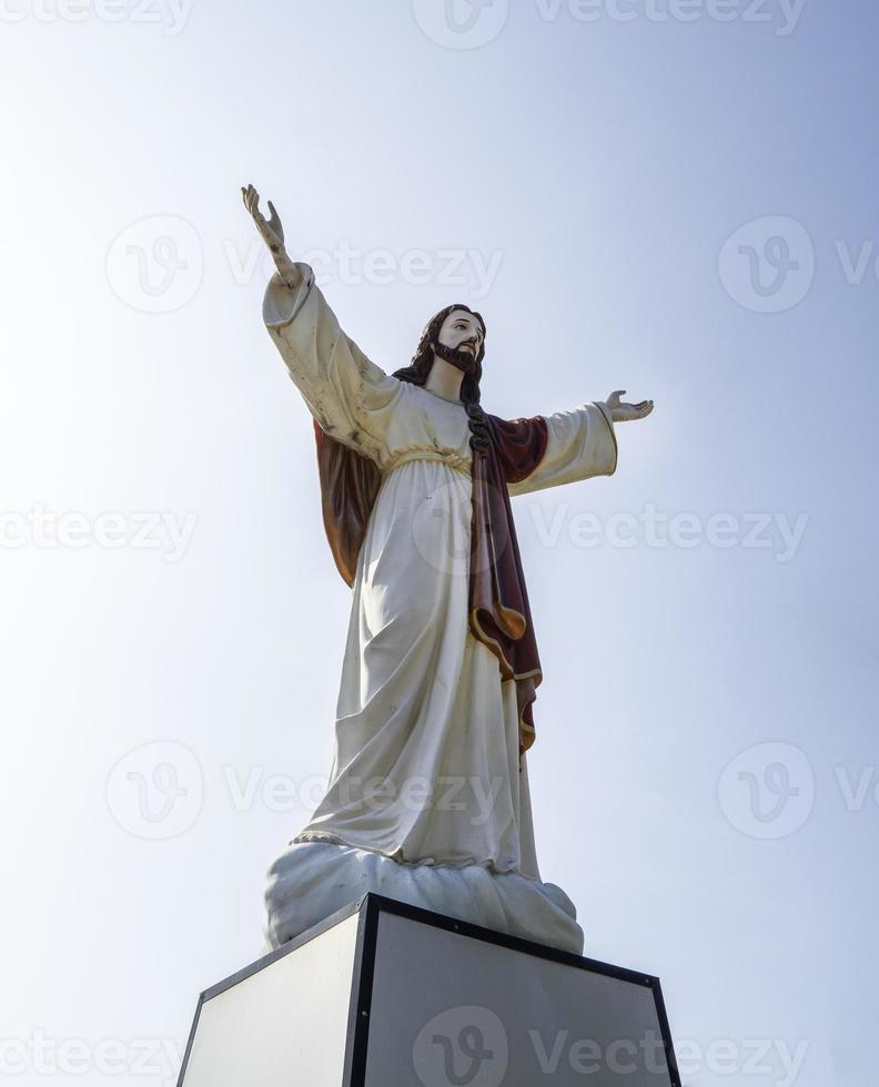 dichtbij omhoog van Christendom kerk foto