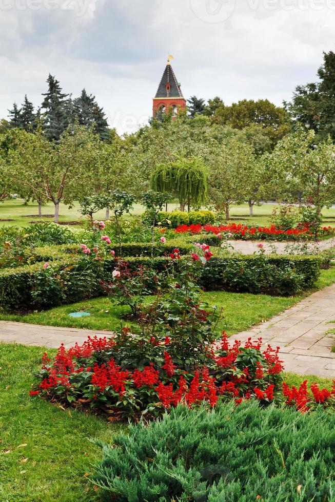 Taynitsky tuin van Moskou het kremlin foto