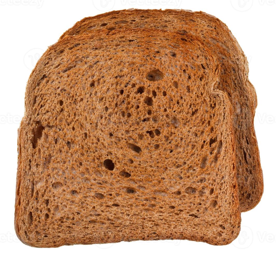 twee rogge brood toast foto