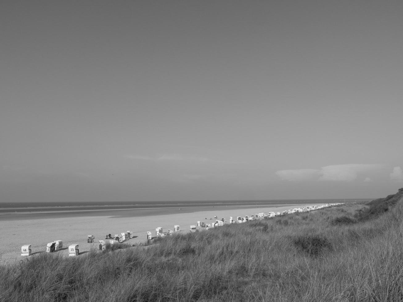 spiekeroog eiland in de noorden zee foto