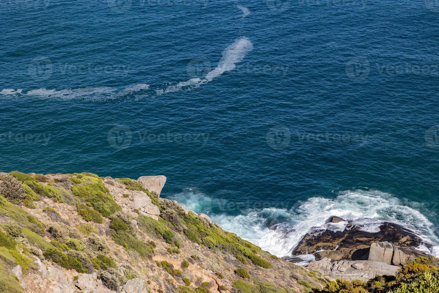 toneel- zeegezicht visie van een hoogte foto