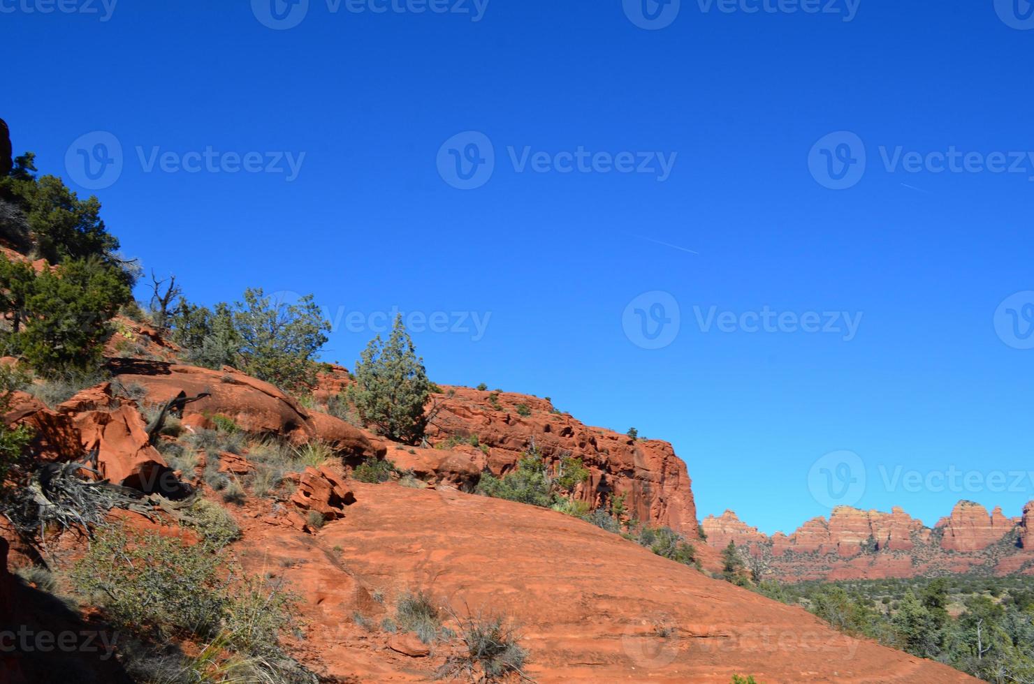 adembenemend wandelen in verbijsterend rood rots Arizona foto