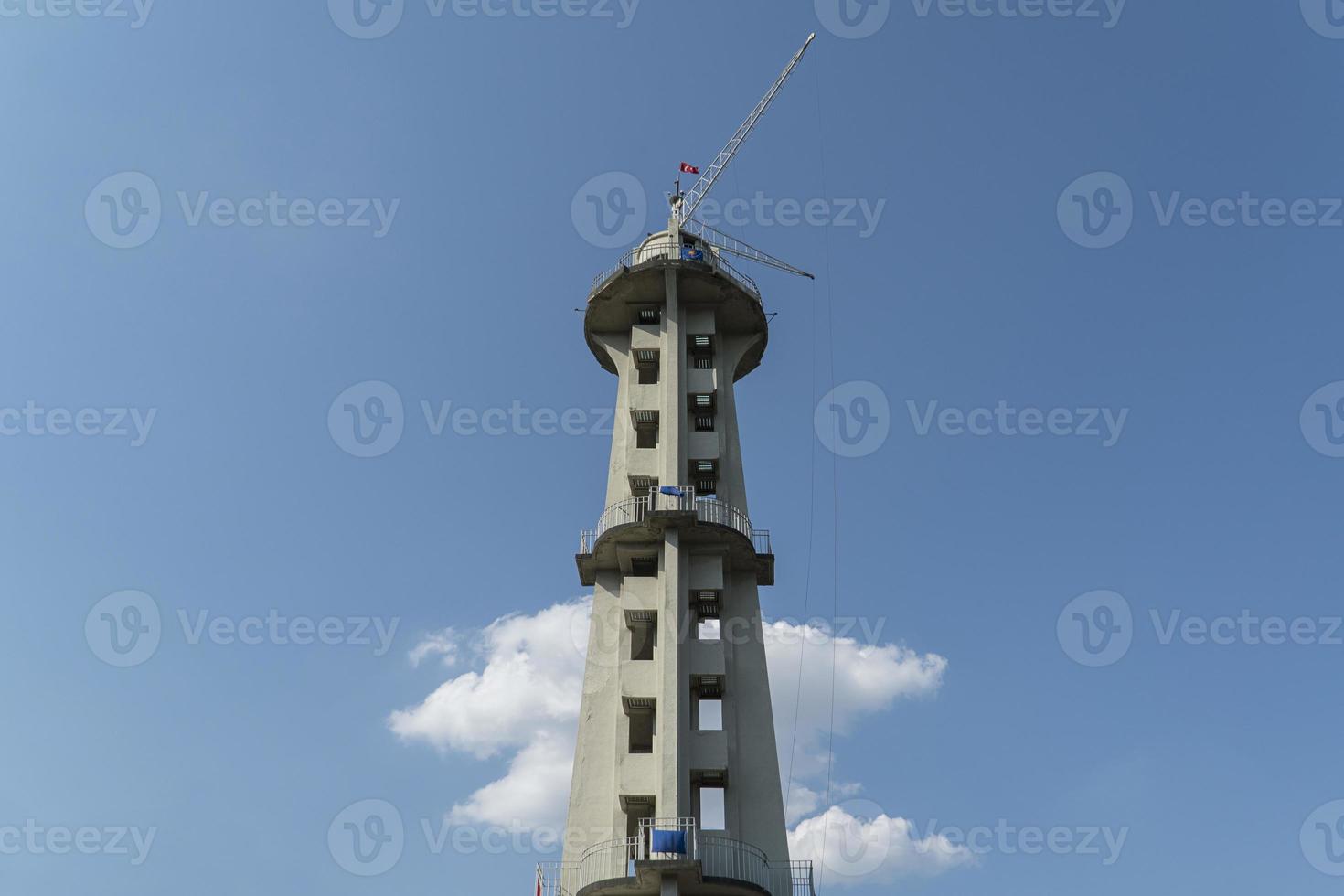 parachute en springen toren, Izmir foto