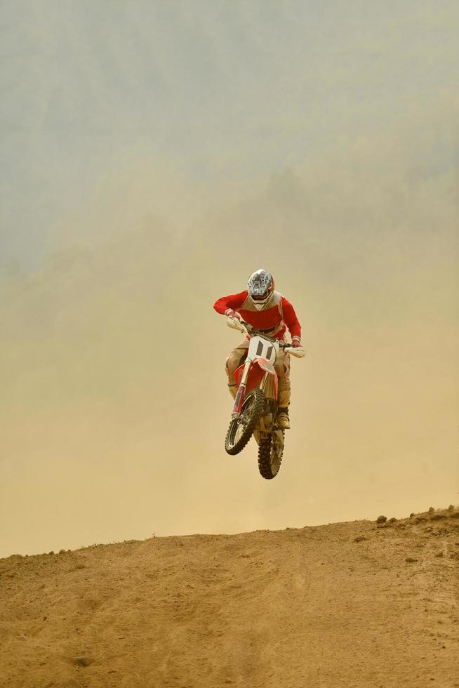 motorcross fiets visie foto