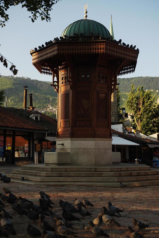 Sarajevo stad in Bosnië foto