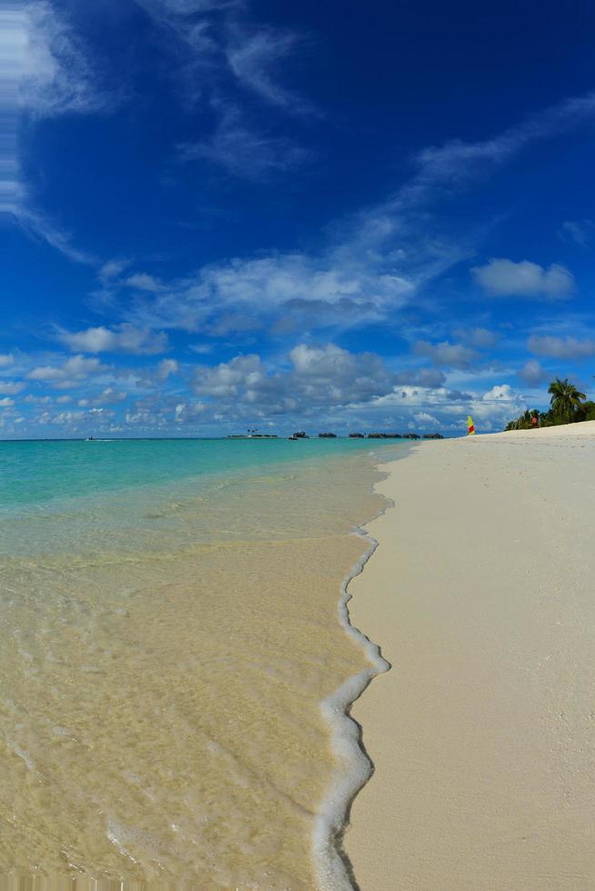 tropisch strand visie foto