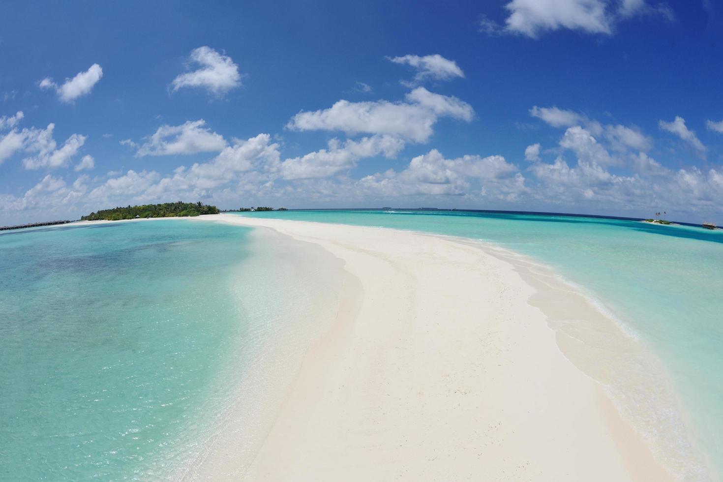 tropisch strand visie foto