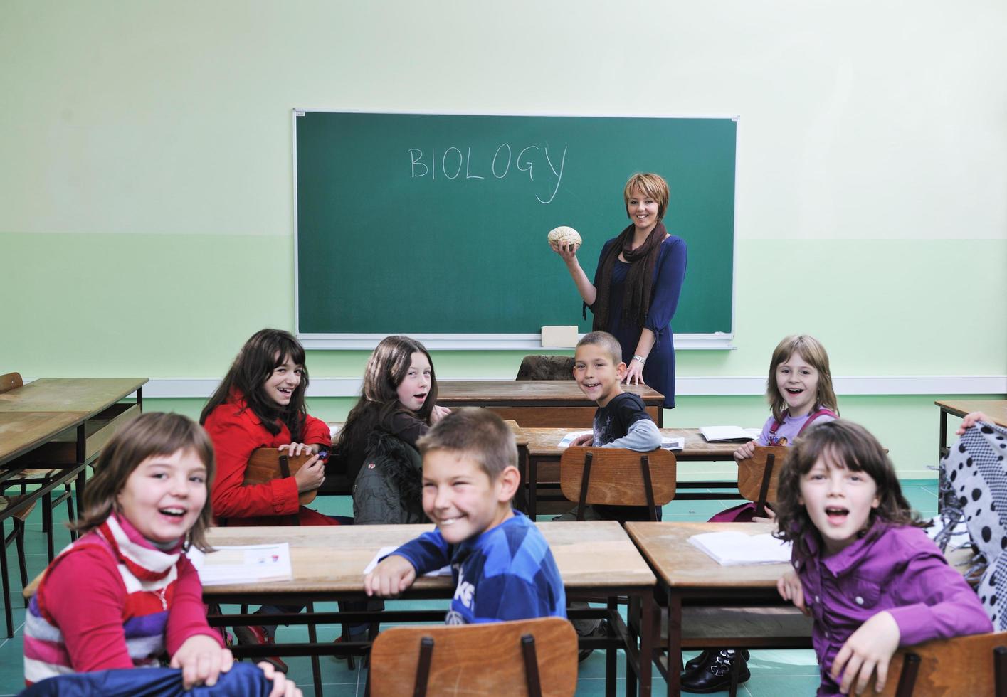 leren biologie in school- foto