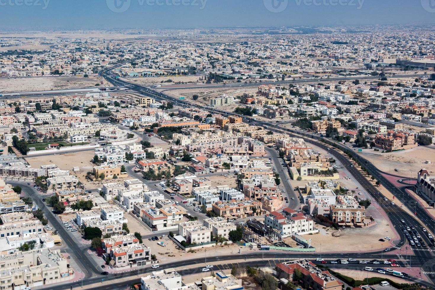 Dubai stad- antenne visie panorama foto