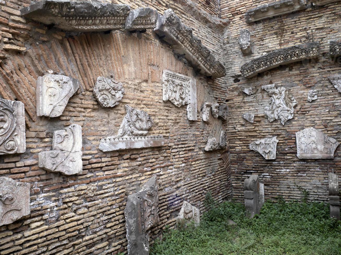 theater oud oude ostia archeologisch ruïnes foto