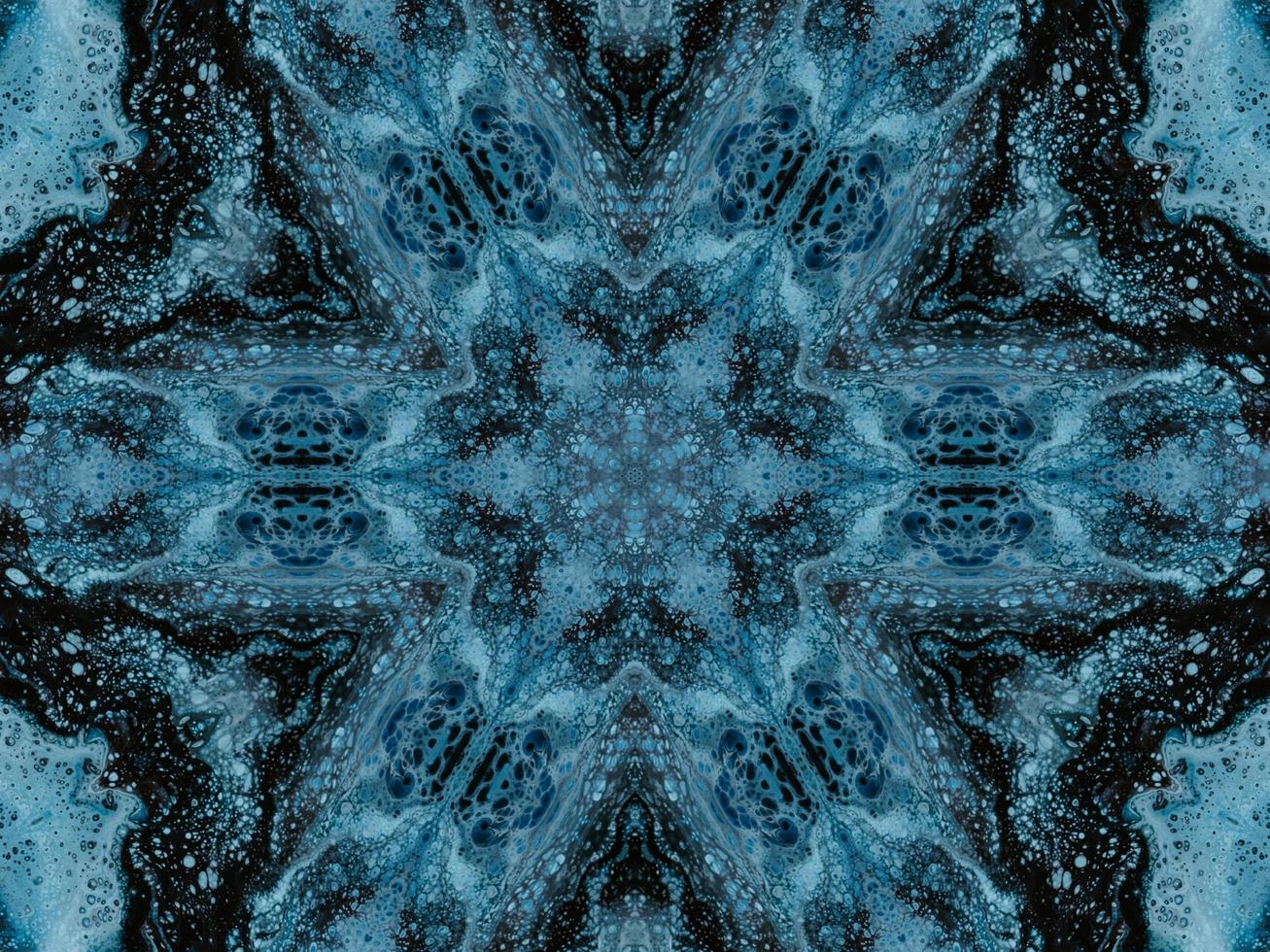 weerspiegeling van kleurrijke bloemen Caleidoscoop patroon. abstracte achtergrond. gratis foto. foto