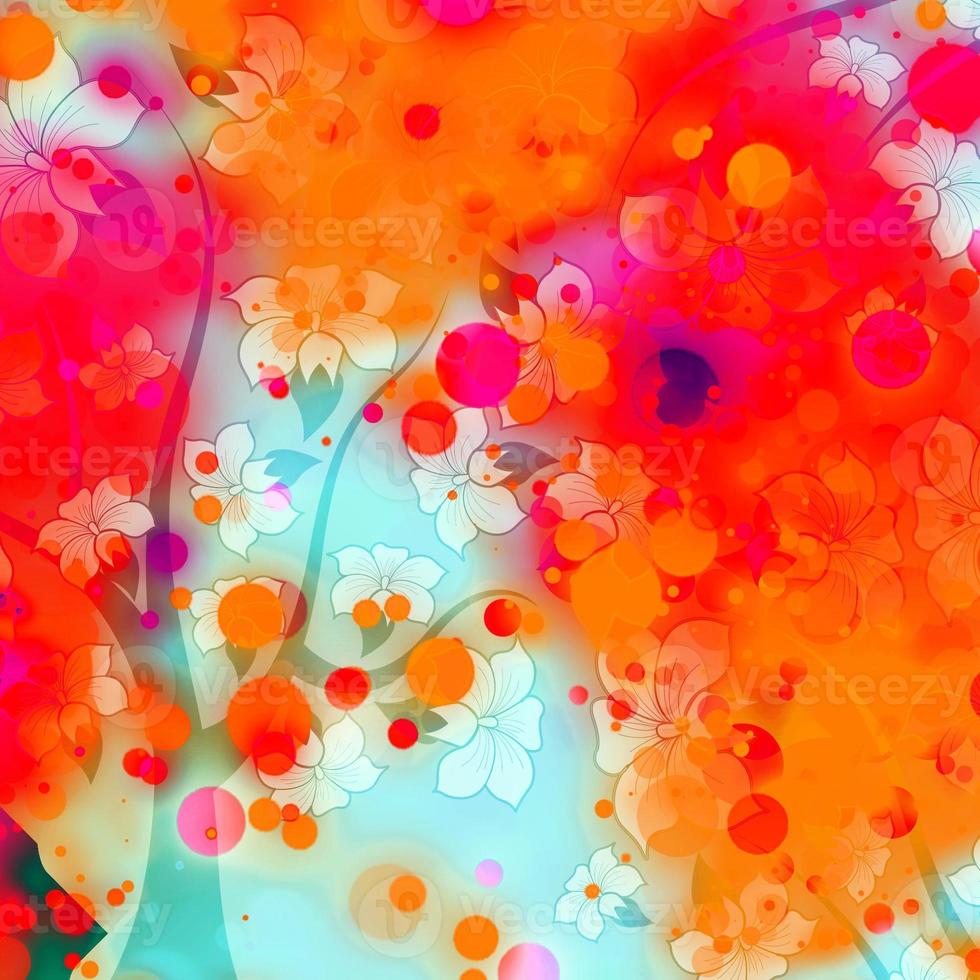 kleurrijke abstracte achtergrond met verf en bubbels gratis foto
