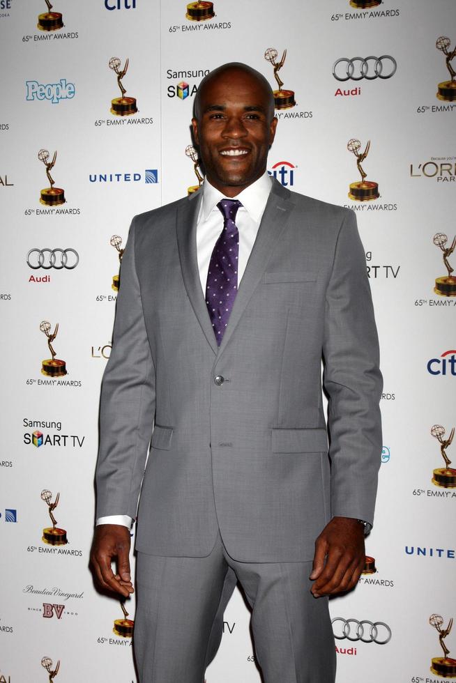 los angeles, 20 sep - lamonica garrett bij de receptie van de genomineerden voor emmys performers in het pacific design center op 20 september 2013 in west hollywood, ca foto