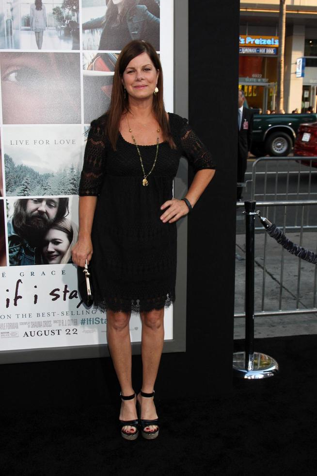 los angeles, 20 aug - marcia gay harden bij de if I stay première in tcl chinese theater op 20 augustus 2014 in los angeles, ca foto