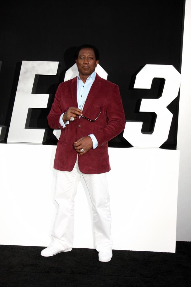 los angeles, 11 aug - wesley snipes at the expendables 3 première in tcl chinese theater op 11 augustus 2014 in los angeles, ca foto