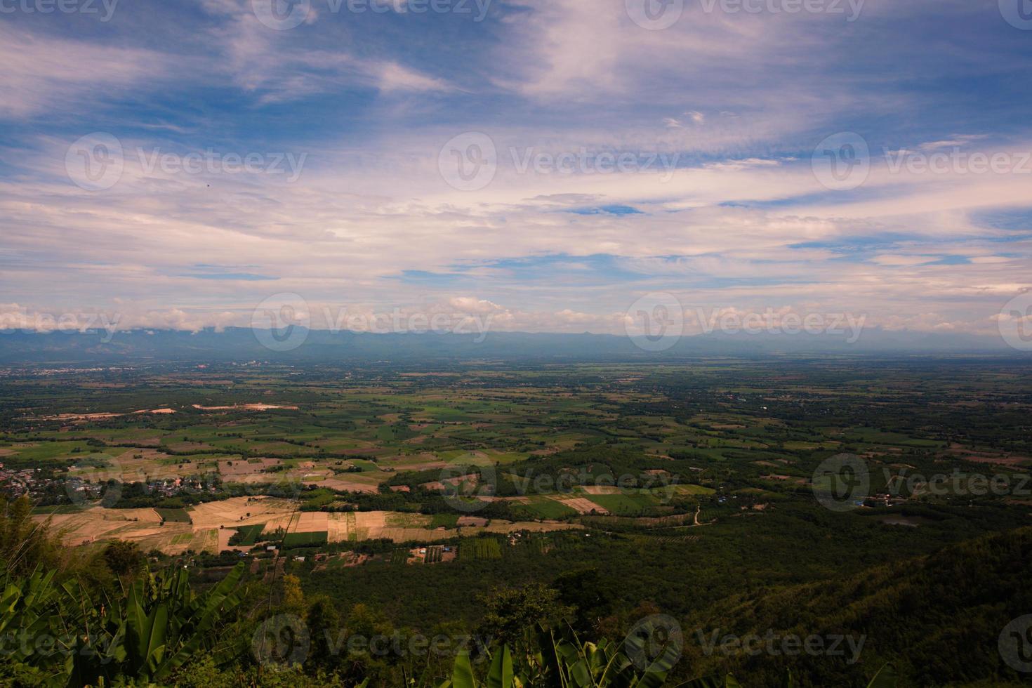 gezichtspunt bij tat mok nationaal park thailand foto