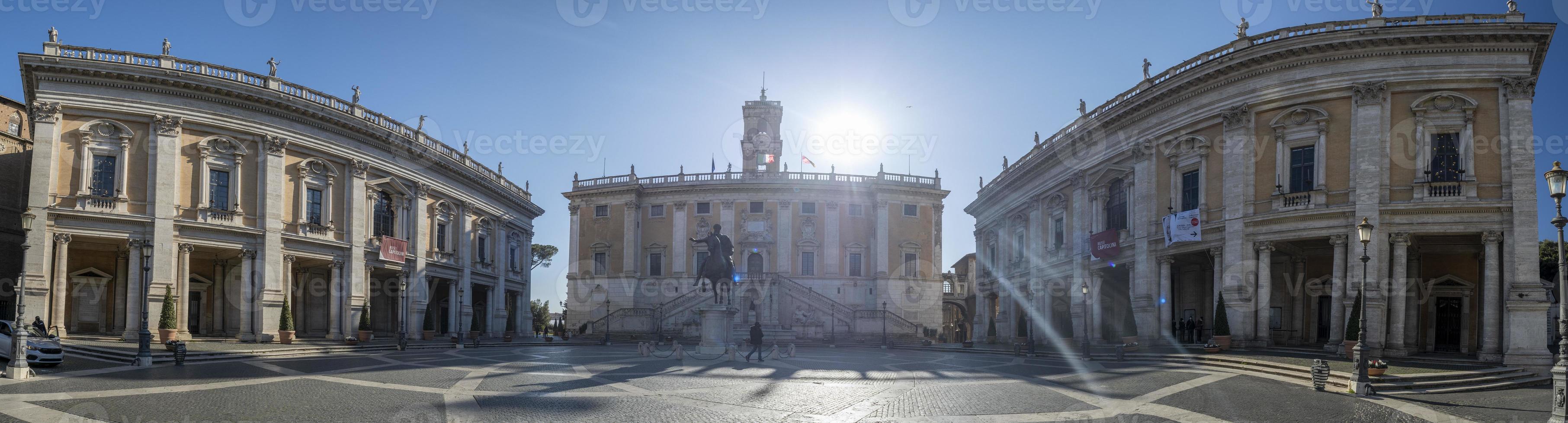 campidoglio plaats Rome 360 graden visie panorama foto