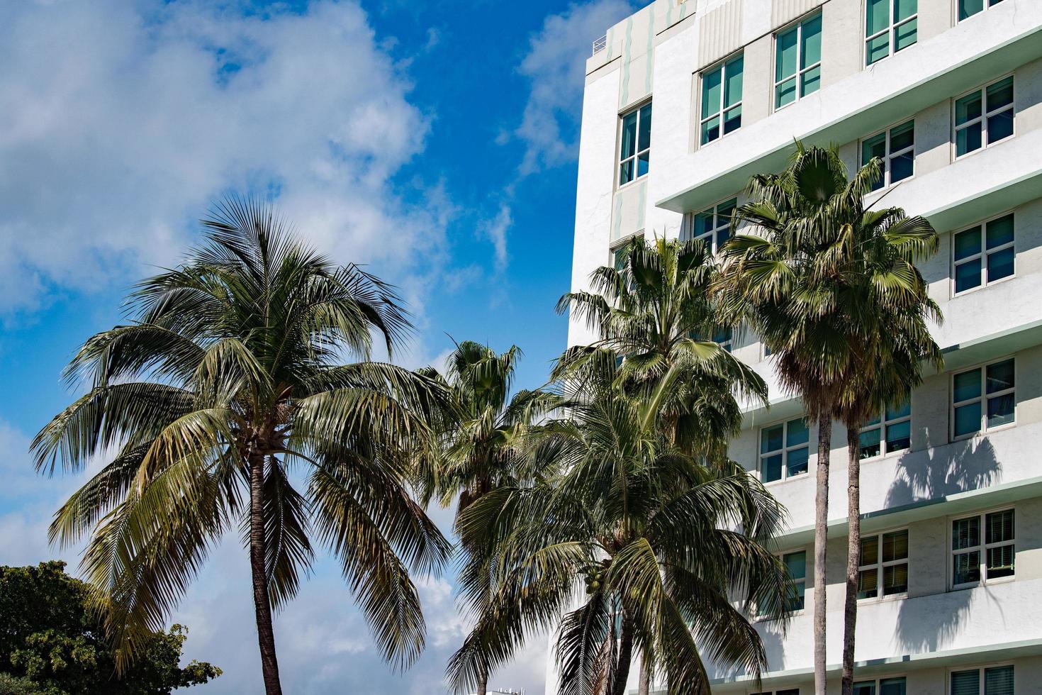 miami, Verenigde Staten van Amerika - februari 7 2017 - Miami Lincoln weg Aan zonnig dag foto