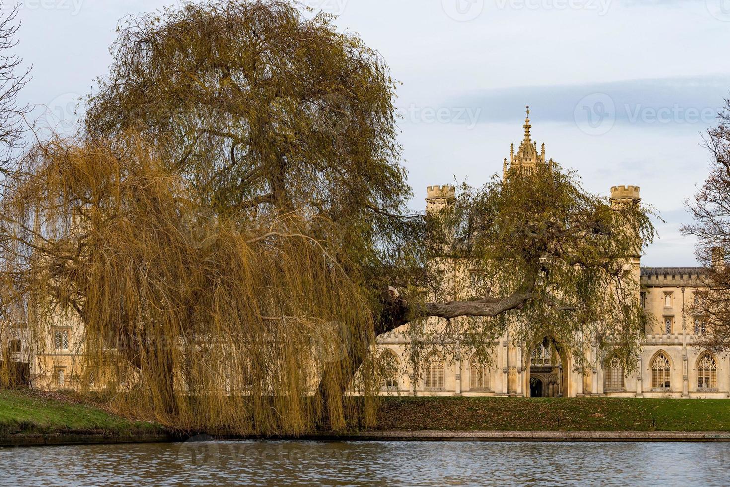 st John college Cambridge nieuw rechtbank panorama foto