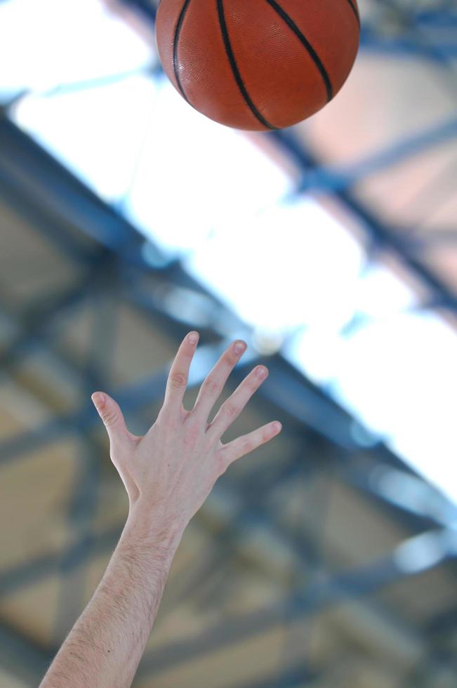 basketbal spel visie foto