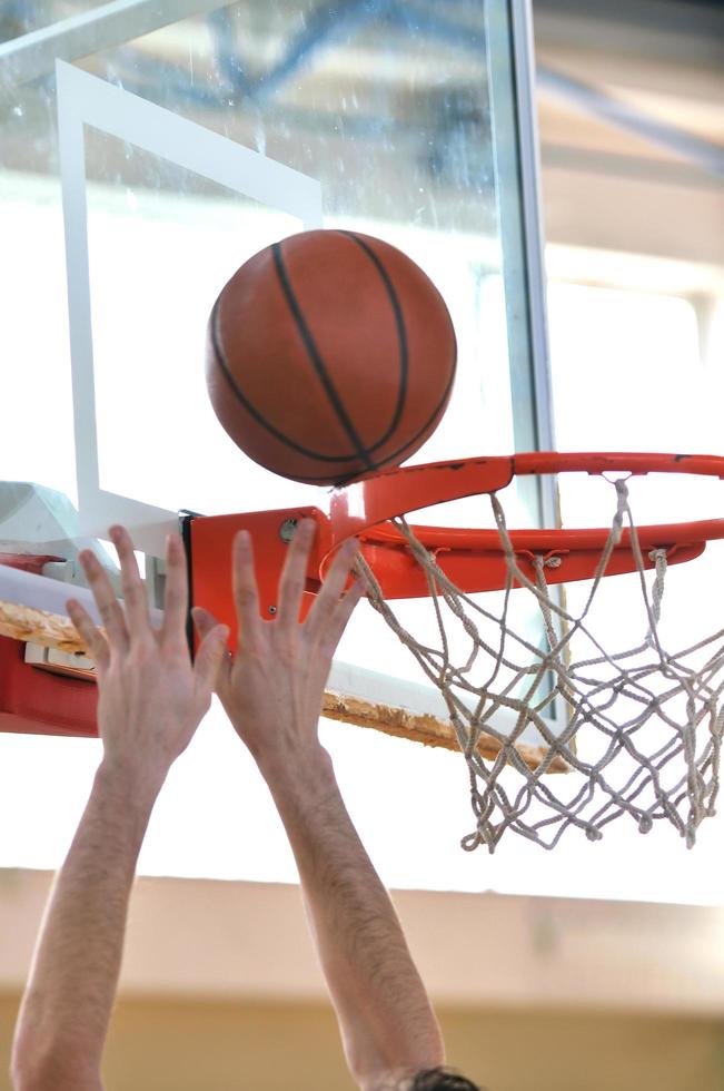 basketbal spel visie foto