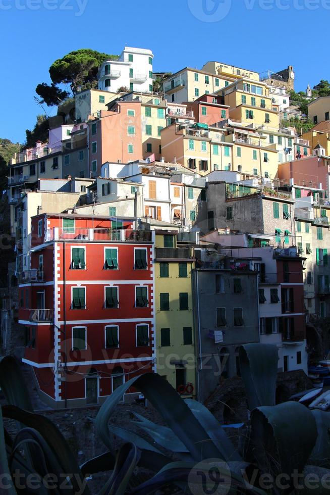 riomaggiore (cinque terre) - kleurrijke huizen foto