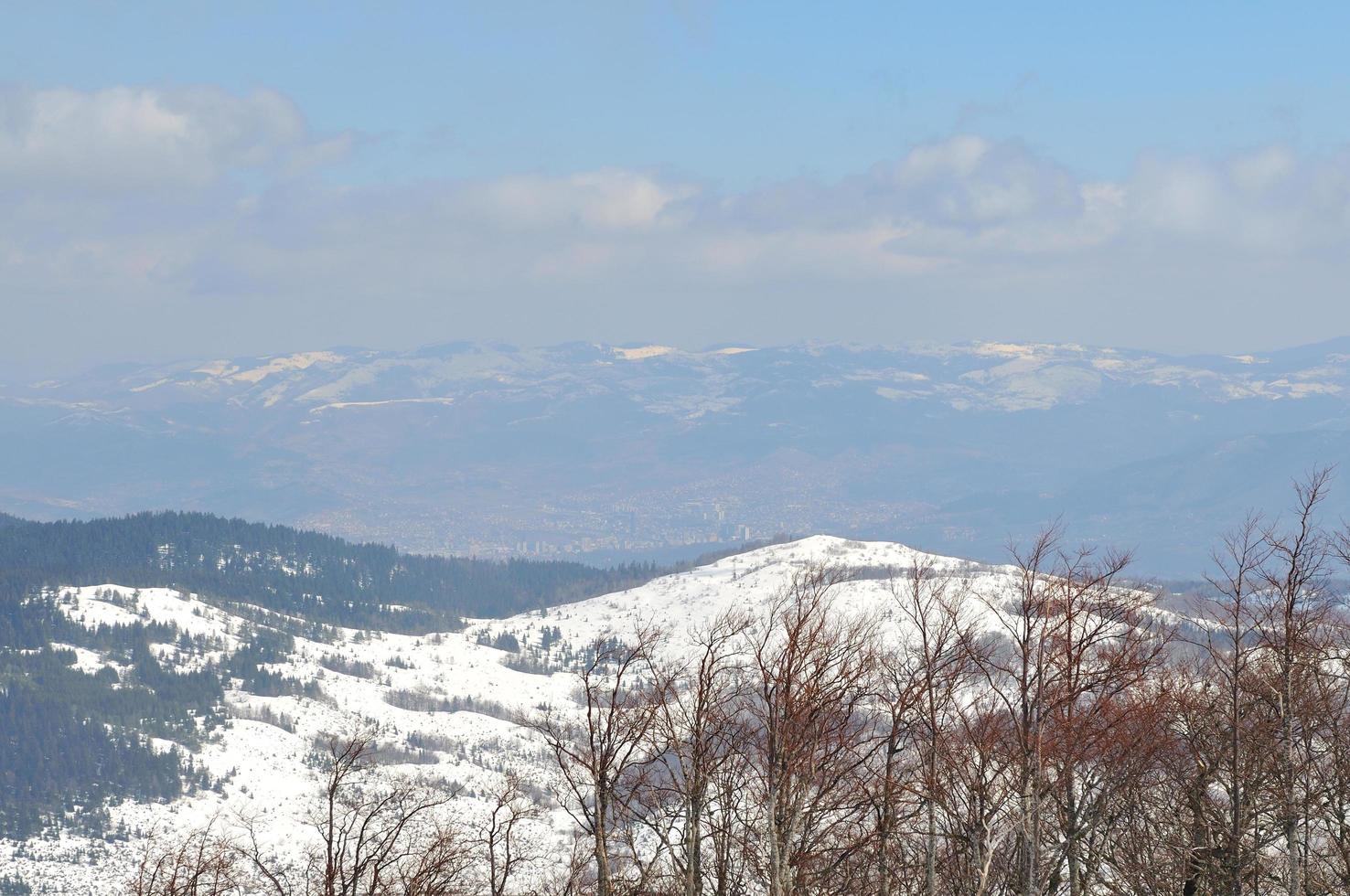 winter landschap visie foto