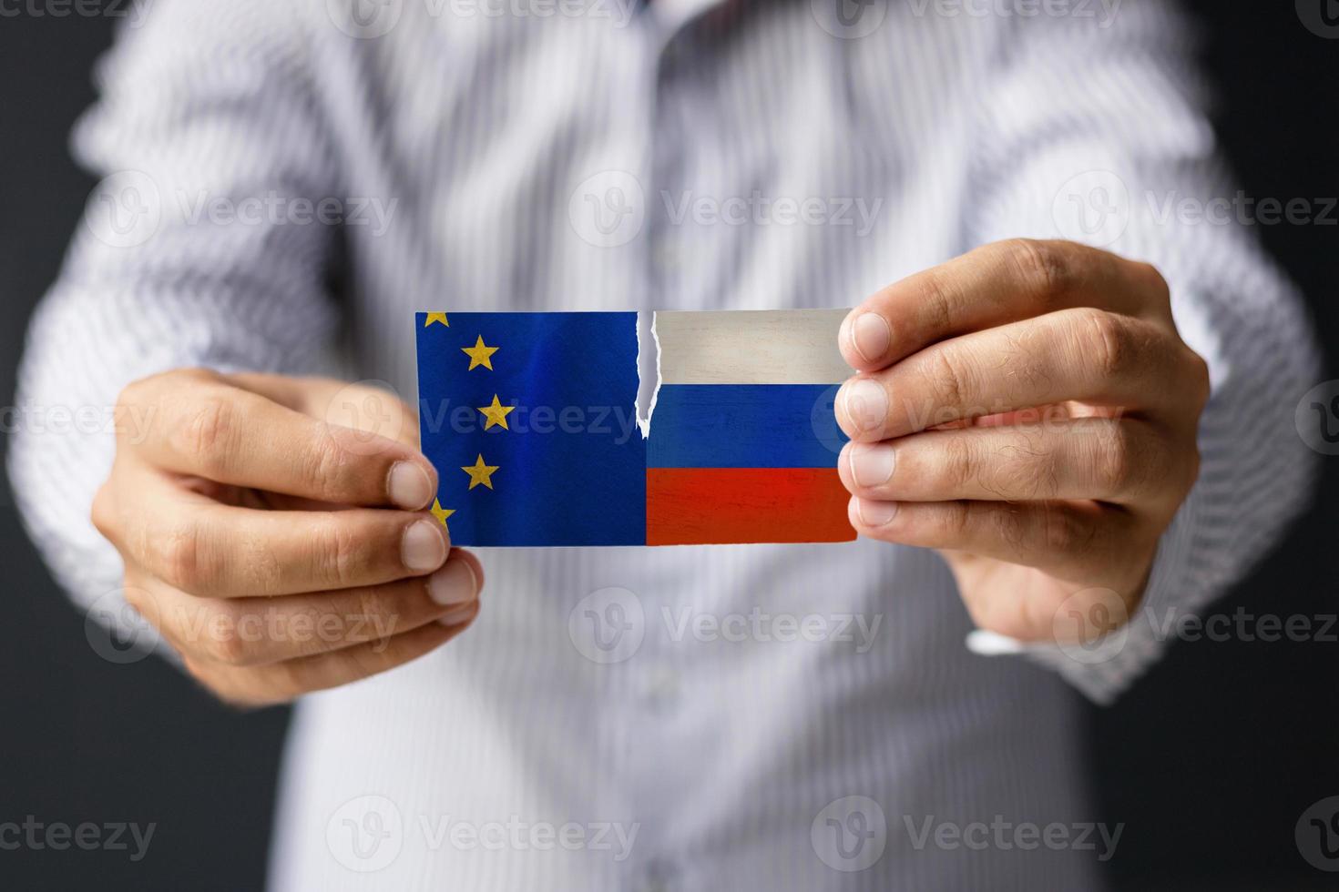 EU vs Rusland. foto