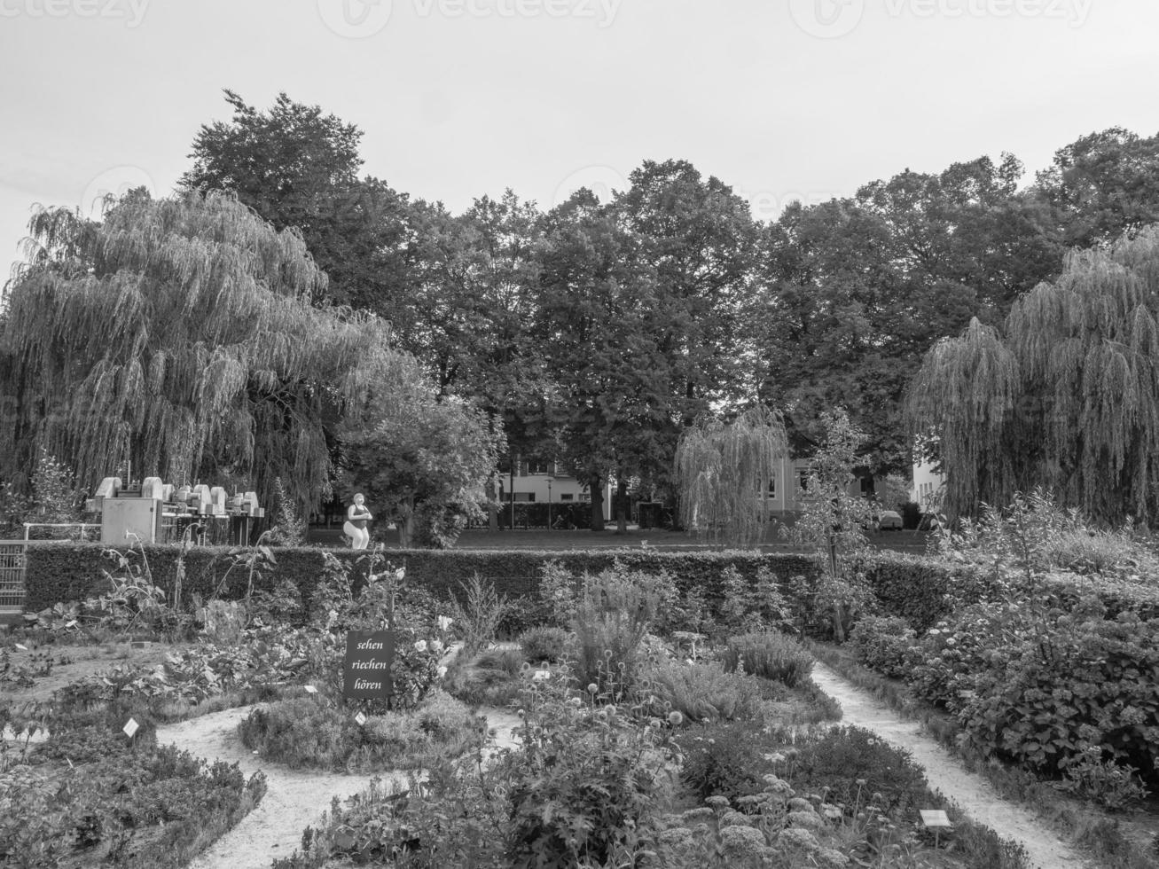 de stad van coesfeld Bij de rivier- berkel in Duitsland foto