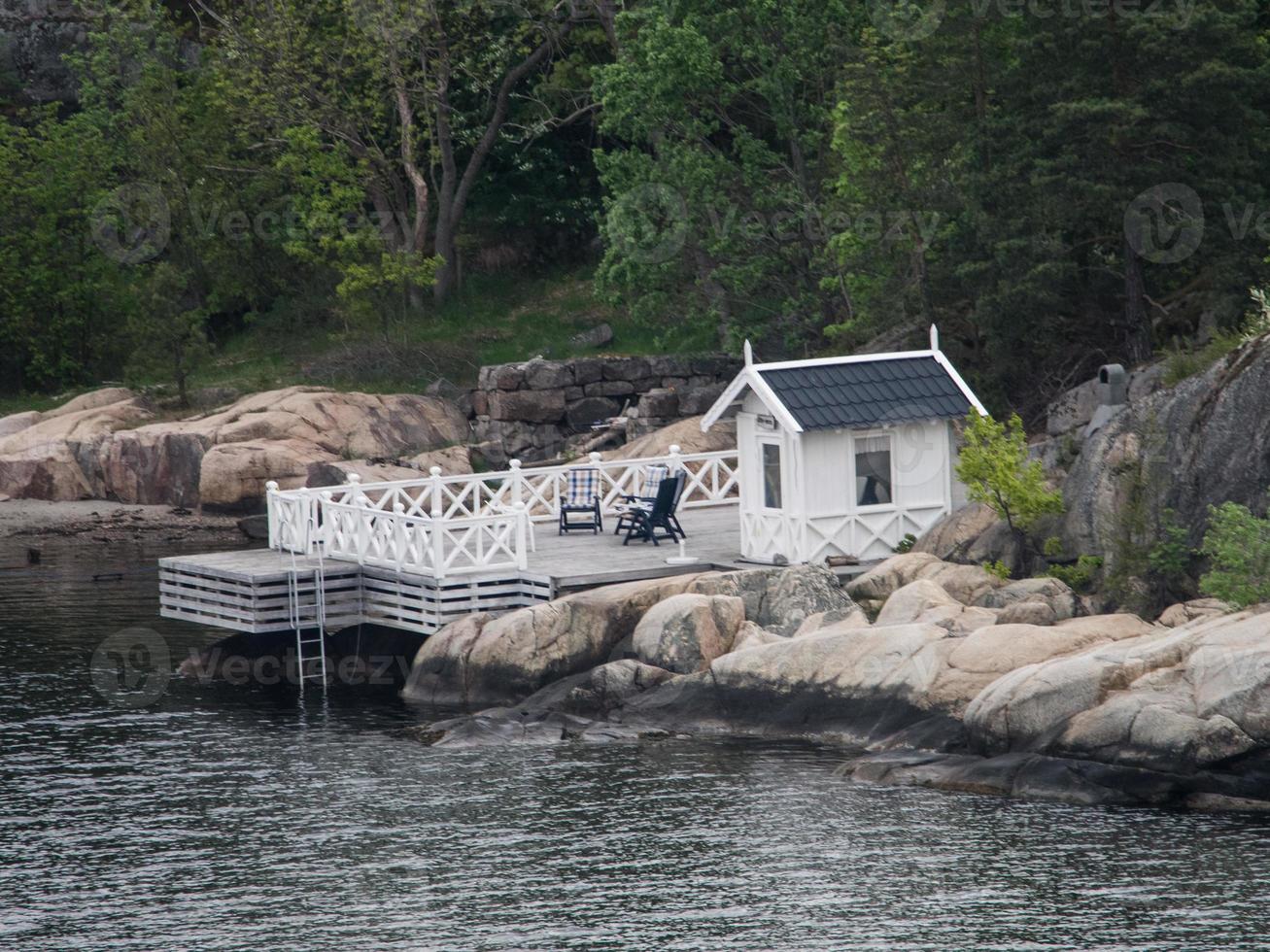 de Oslo fjord in Noorwegen foto