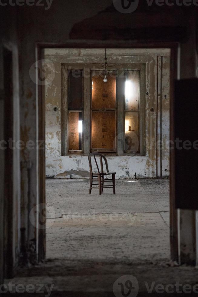 ellis eiland verlaten psychiatrisch ziekenhuis interieur kamers foto