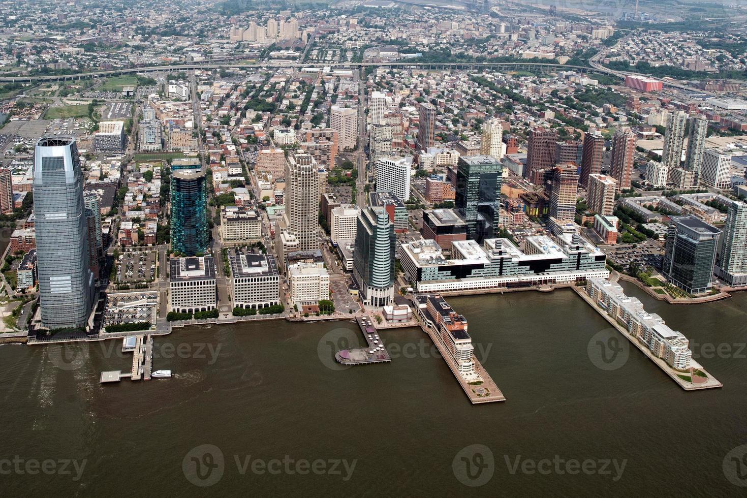 Luchtfoto van Manhattan foto