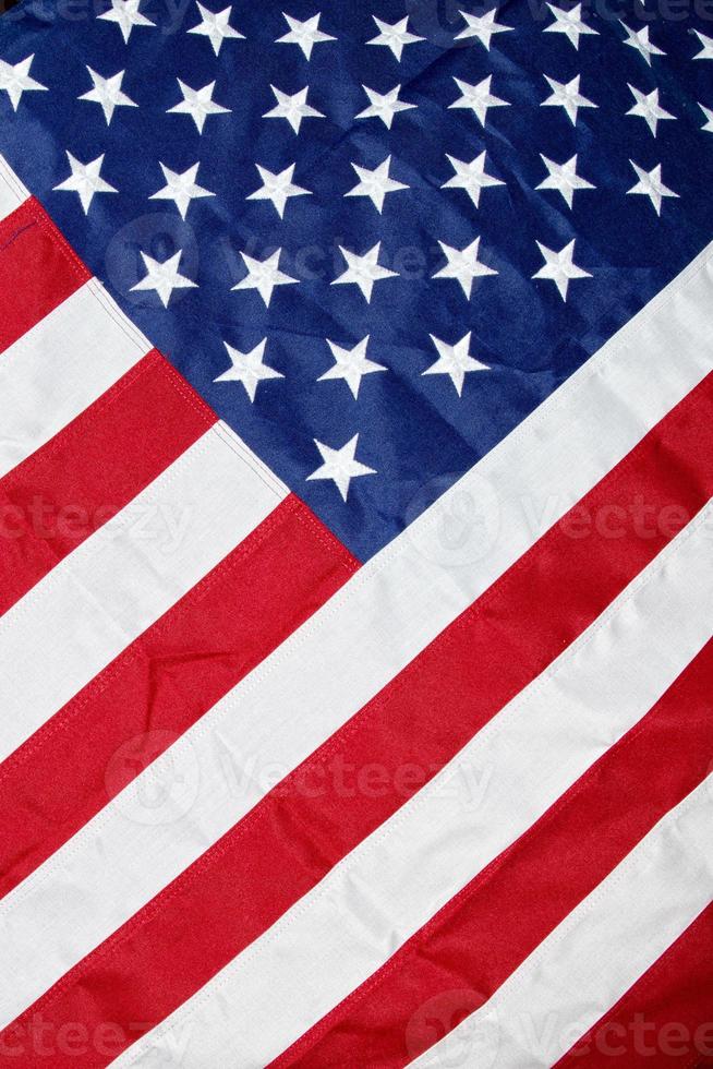 Verenigde Staten van Amerika Amerikaans vlag sterren en strepen detail foto