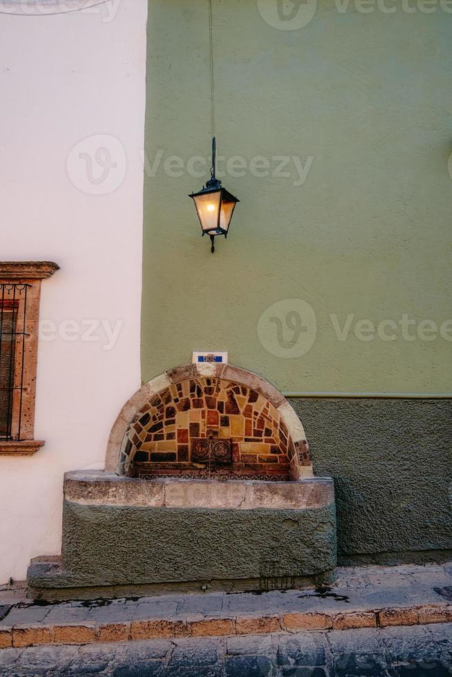 fontein in san miguel de alle, Mexico foto