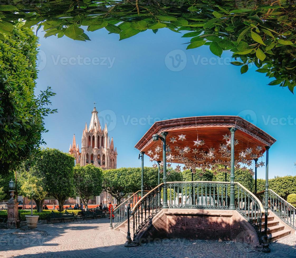 hoofd plein san miguel de allende guanajuato foto