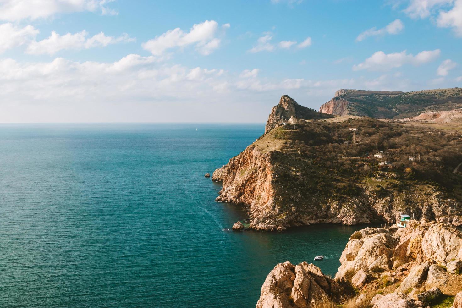 het Krim-schiereiland van de Balaklava-baai foto