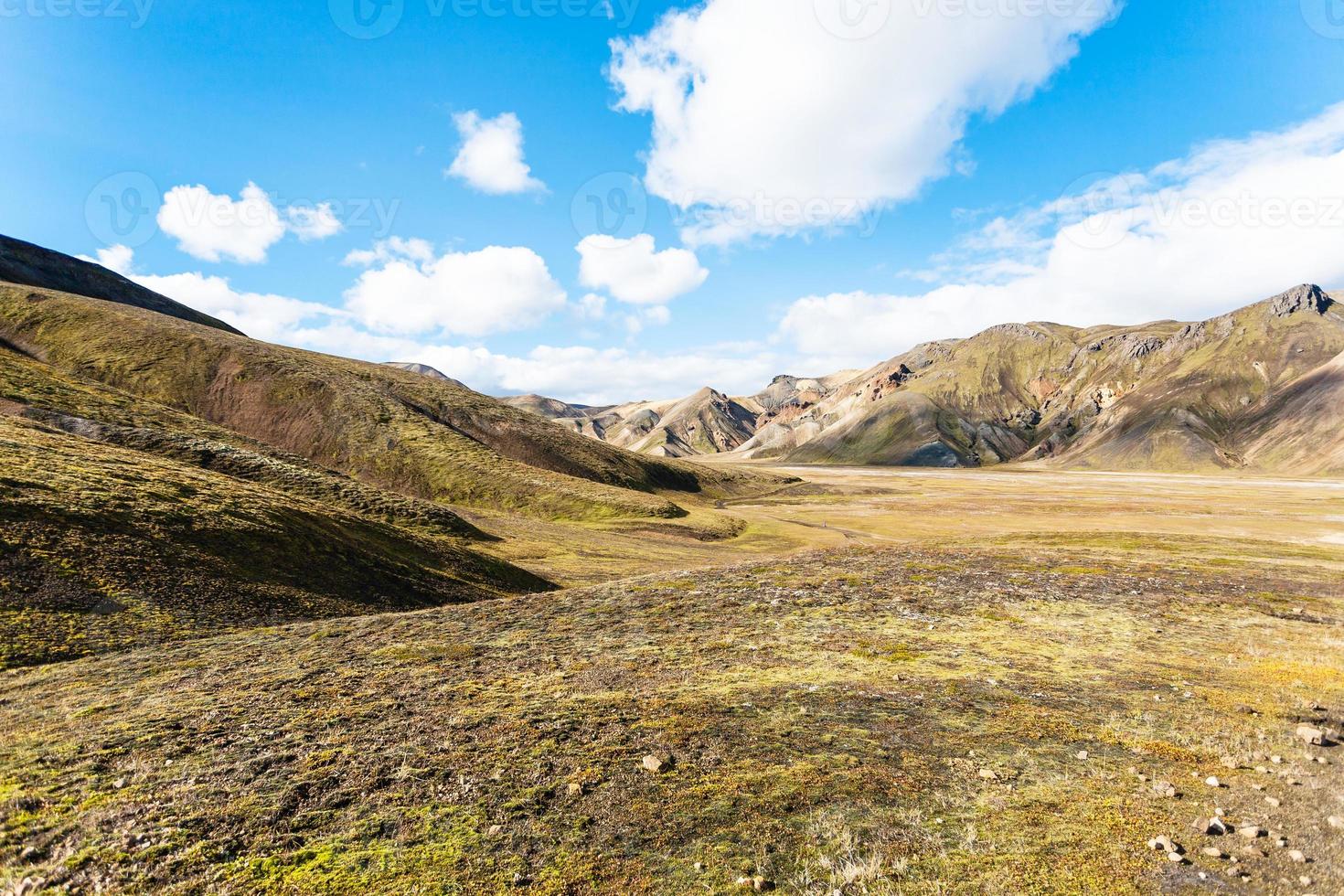 hellingen van Ravijn in landmannalaugar in IJsland foto