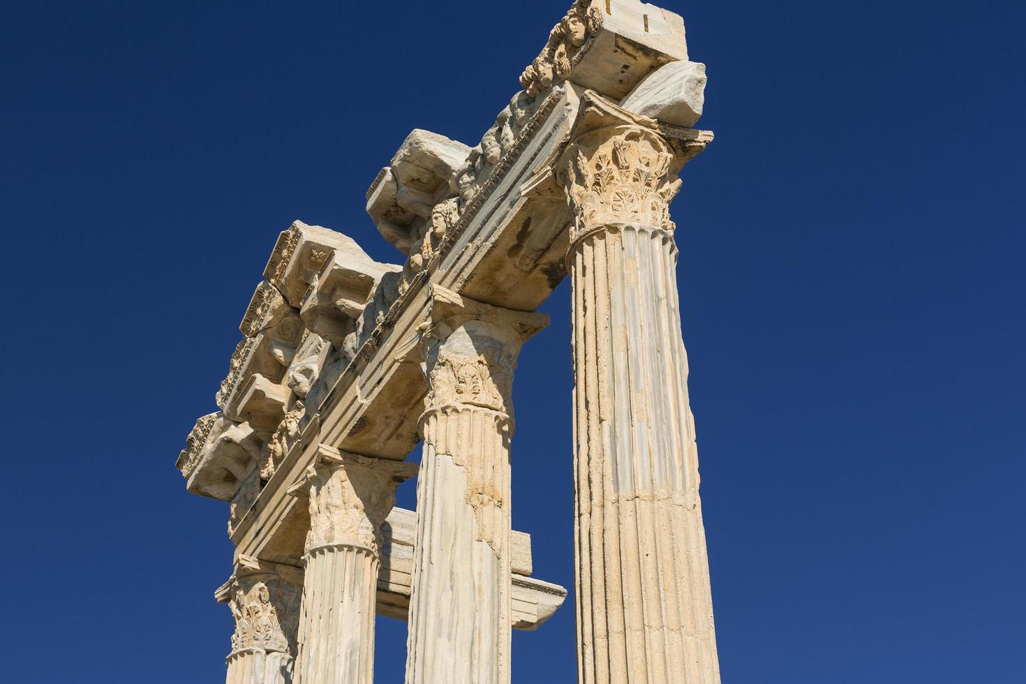 Apollo-tempel aan de zijkant foto