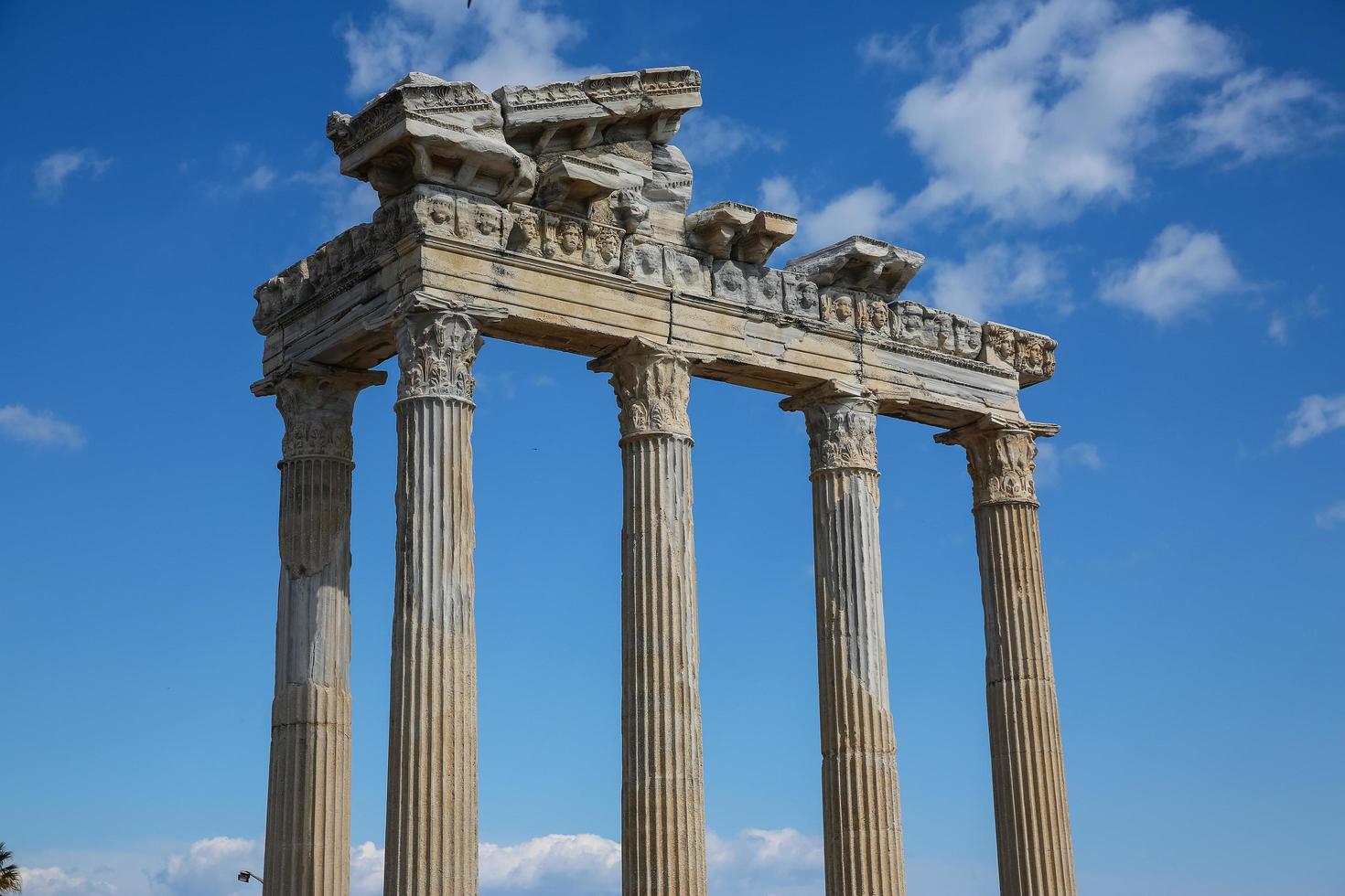 Apollo-tempel aan de zijkant foto