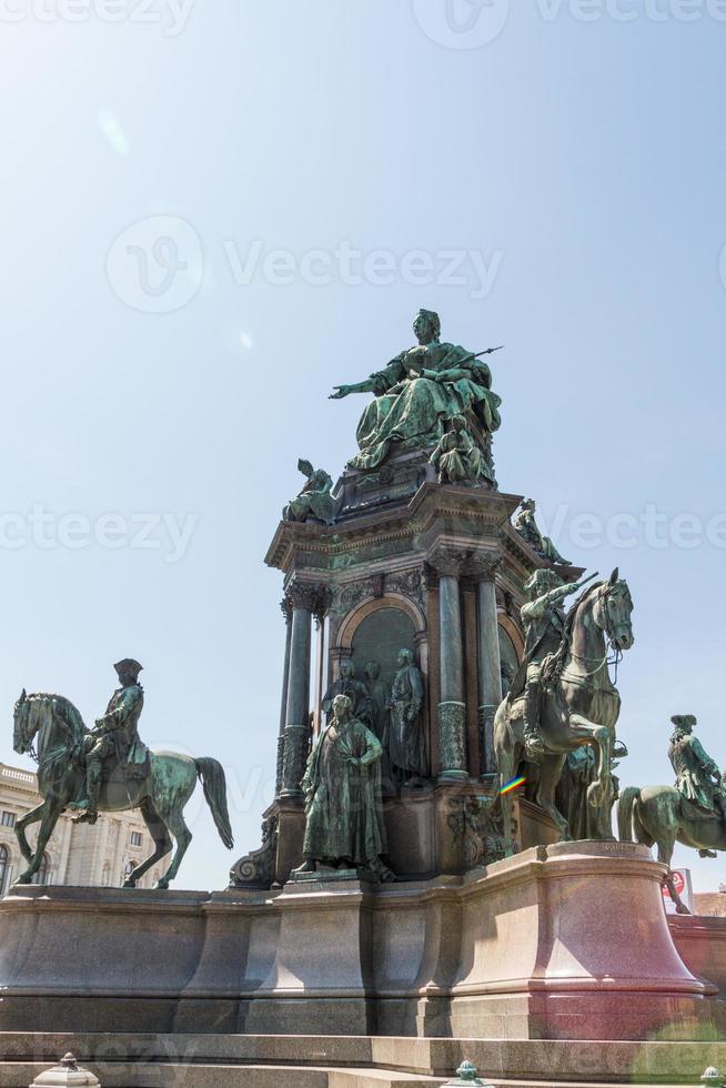 Maria Theresia monument, in Wenen foto