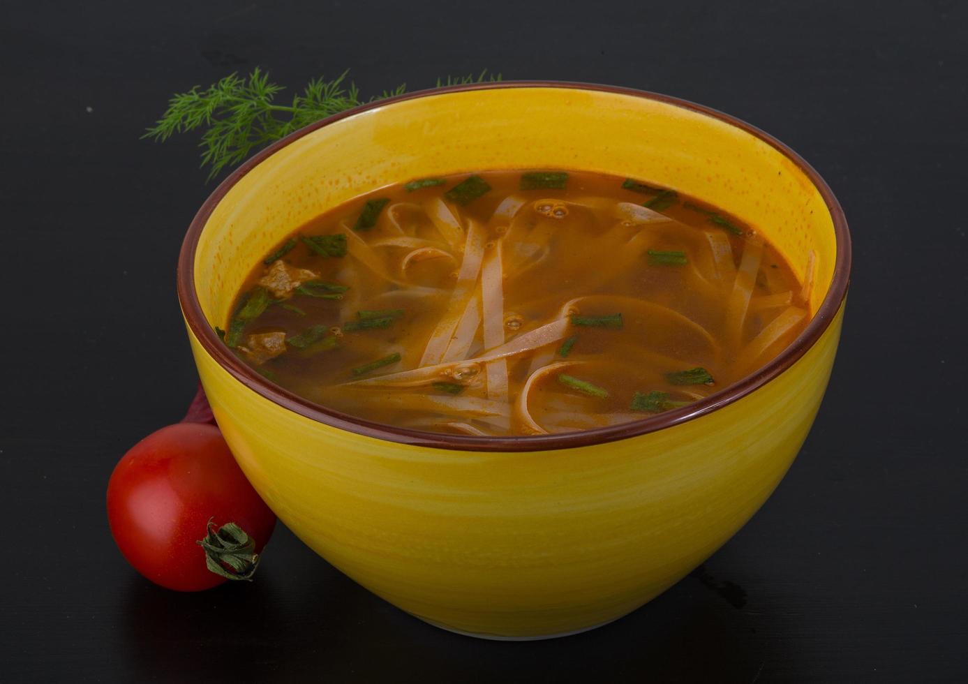Vietnamese soep pho foto